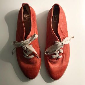 Frye Leather Melanie Sneakers